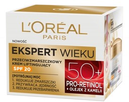 Loreal Ekspert Wieku Ujędrniający krem na dzień 50+