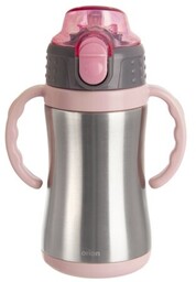 Orion Termos ze słomką 330 ml, różowy, różowy