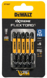 DEWALT Zestaw Bitów Udarowych Torsion PZ3 EXTREME FLEXTORQ