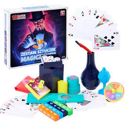 Zestaw Sztuczek Magicznych 12 Elementów Instrukcja Magiczne Rekwizyty