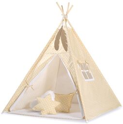 Namiot Tipi dla dzieci + zawieszki pióra -
