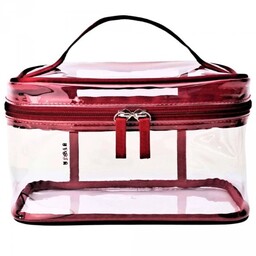 NOBLE Red Kosmetyczka przezroczysta organizer R001