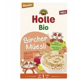 HOLLE BIO Bircher Muesli Kaszka z jabłkiem, rodzynkami