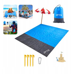 Koc piknikowy, wodoszczelny, 140 x 200 cm -