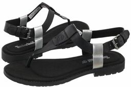 Sandały Timberland Chicago Riverside Thong Black Full Grain