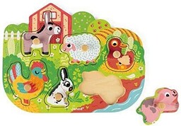 Janod - Wooden Puzzle Happy Farm - 6