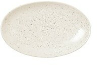 Broste Copenhagen - Owalny talerz Nordic Vanilla M
