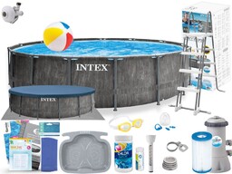 Basen Intex 457x122 Ogrodowy Stelażowy 26742 19w1