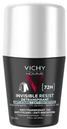 VICHY HOMME Antyperspirant 72 h Invisible Resist przeciw