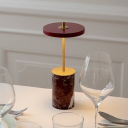 UMAGE lampa stołowa LED Asteria Move Mini, czerwona,