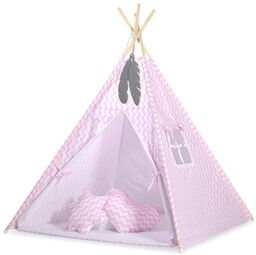 Bobono Namiot Tipi Dla Dzieci+ Zawieszki Pióra -