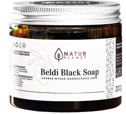 Natur Planet, czarne mydło marokańskie, 200 g