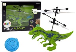 Latający Dinozaur Helikopter Sterowany Ręką Zielony