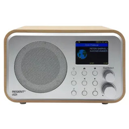 Ferguson i101 Radio FM DAB+ Internetowe Bluetooth Srebrno-brązowy