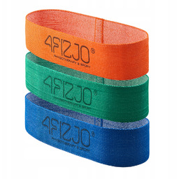 Gumy Materiałowe Do Ćwiczeń Zestaw Fitness Antypoślizgowe Flex