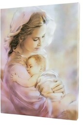 Matka Boska z Dzieciątkiem-obraz religijny na płótnie