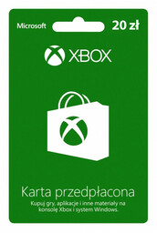 Karta przedpłacona Microsoft Xbox Doładowanie 20 zł Kod