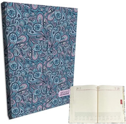 Kalendarz 2025 A4 dzienny sb/nd osobno Paisley -