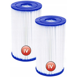 2x Filtr Do Pompy Basenu Bestway Wkład Typ