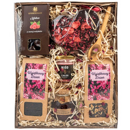 Zestaw prezentowy na walentynki, Green Touch, Motyw malinowy,