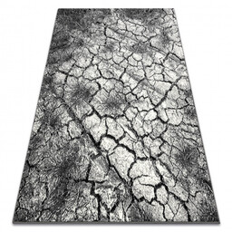 Dywan SILVER Terra popękana ziema szary 160x220 cm