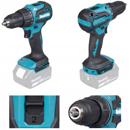 Makita Wiertarko-wkrętarka udarowa 18V 65Nm bezszczotkowa Lxt DHP490Z