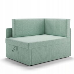 Mała rozkładana sofa narożna dla dzieci z funkcją