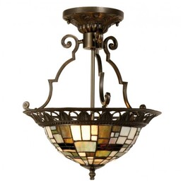 Lampa Tiffany Sufitowa G Clayre & Eef