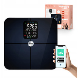 Waga Łazienkowa Analityczna 16 Parametrów Apple Health, Google