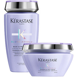Kerastase Blond Absolu, zestaw kosmetyków ochładzających kolor, szampon
