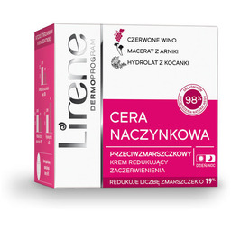 Lirene Cera Naczynkowa Przeciwzmarszczkowy krem redukujący zaczerwienienia 50ml