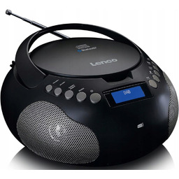 Boombox Stereo Rzenośny Radioodtwarzacz Płyt CD Bluetooth Radio