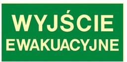 AA001CEPS - ZNAK EWAKUACYJNY - WYJŚCIE EWAKUACYJNE