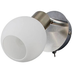 Lindby - Elaina Lampa Ścienna Nickel/Opal