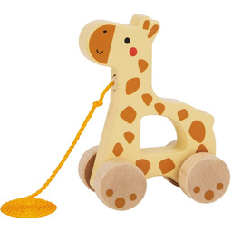 Tooky Toy Żyrafka Do Ciągnięcia Drewniany
