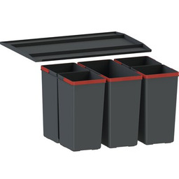 FRANKE Sortownik odpadów Easysort 600-1-4121.0494.194 14.5L + 4x7.5L