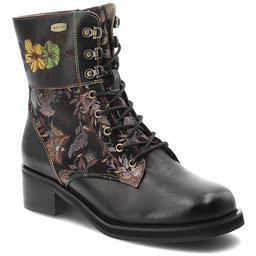 Laura Vita Czarne Botki Eleganckie Buty Damskie