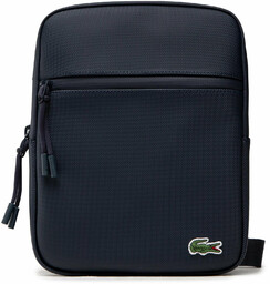 Saszetka Lacoste M Flat Crossover Bag NH3308LV Niebieski
