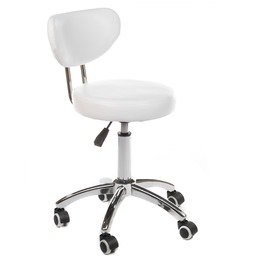 Taboret kosmetyczny BT-229 biały