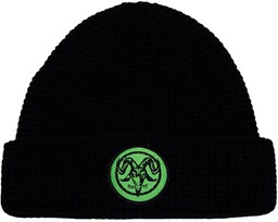 czapka zimowa męska FALLEN GOAT BEANIE Black/Lime