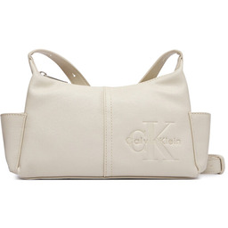 Torebka Calvin Klein Pockets Monologo Crossbody LV04F3687G Kremowy