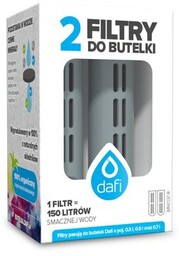 DAFI Wkład filtrujący Soft Szary (2 szt.)