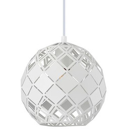 Lampa wisząca Paulela 1 x E27 biały