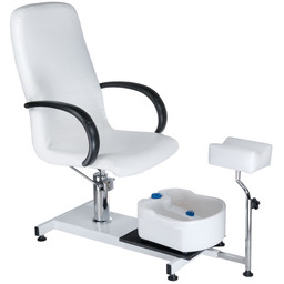 Fotel do pedicure z masażerem stóp BW-100 biały