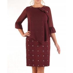 Sukienka Atena 44 letnia damska na wesele elegancka