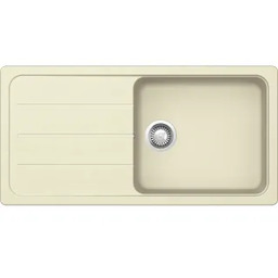 Schock Formhaus D100L Waniliowy Zlewozmywak prostokątny