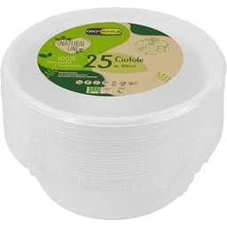 Giostyle 25 misek 400 ml pulpa celulozowa Biodegradowalne