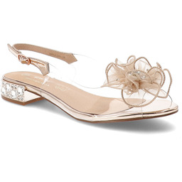 S.Barski Różowe Sandały Modne Obuwie Damskie