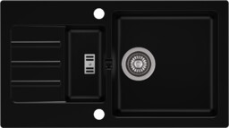 Zlewozmywak Granitowy MALIBU 80 Czarny