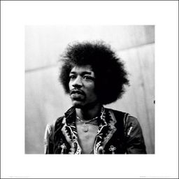 Jimi Hendrix Portret - plakat premium